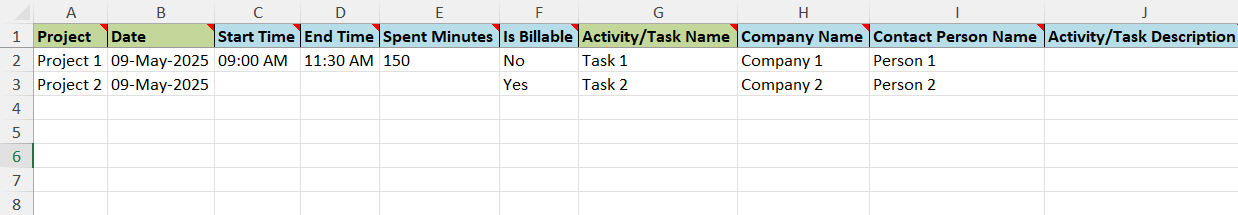 ImportTimesheetExcel
