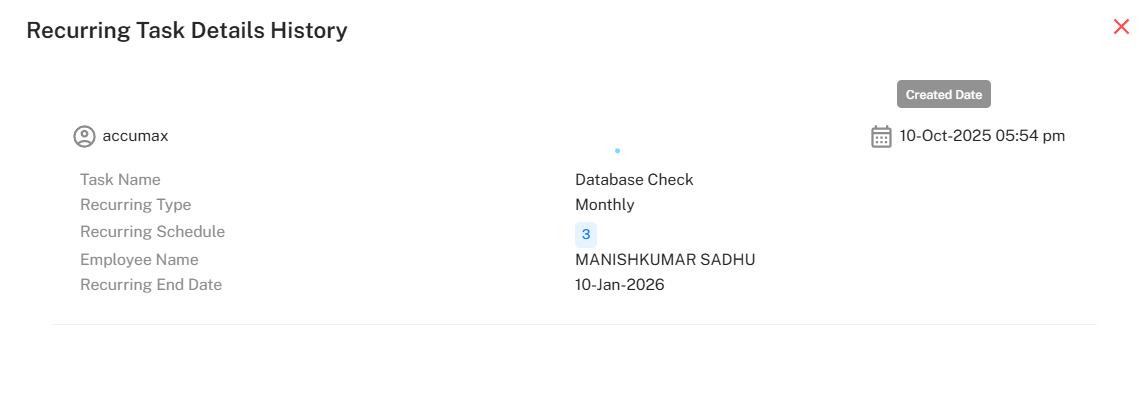 RecurringTaskhistory