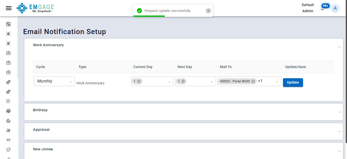 Custom Cycle Configuration