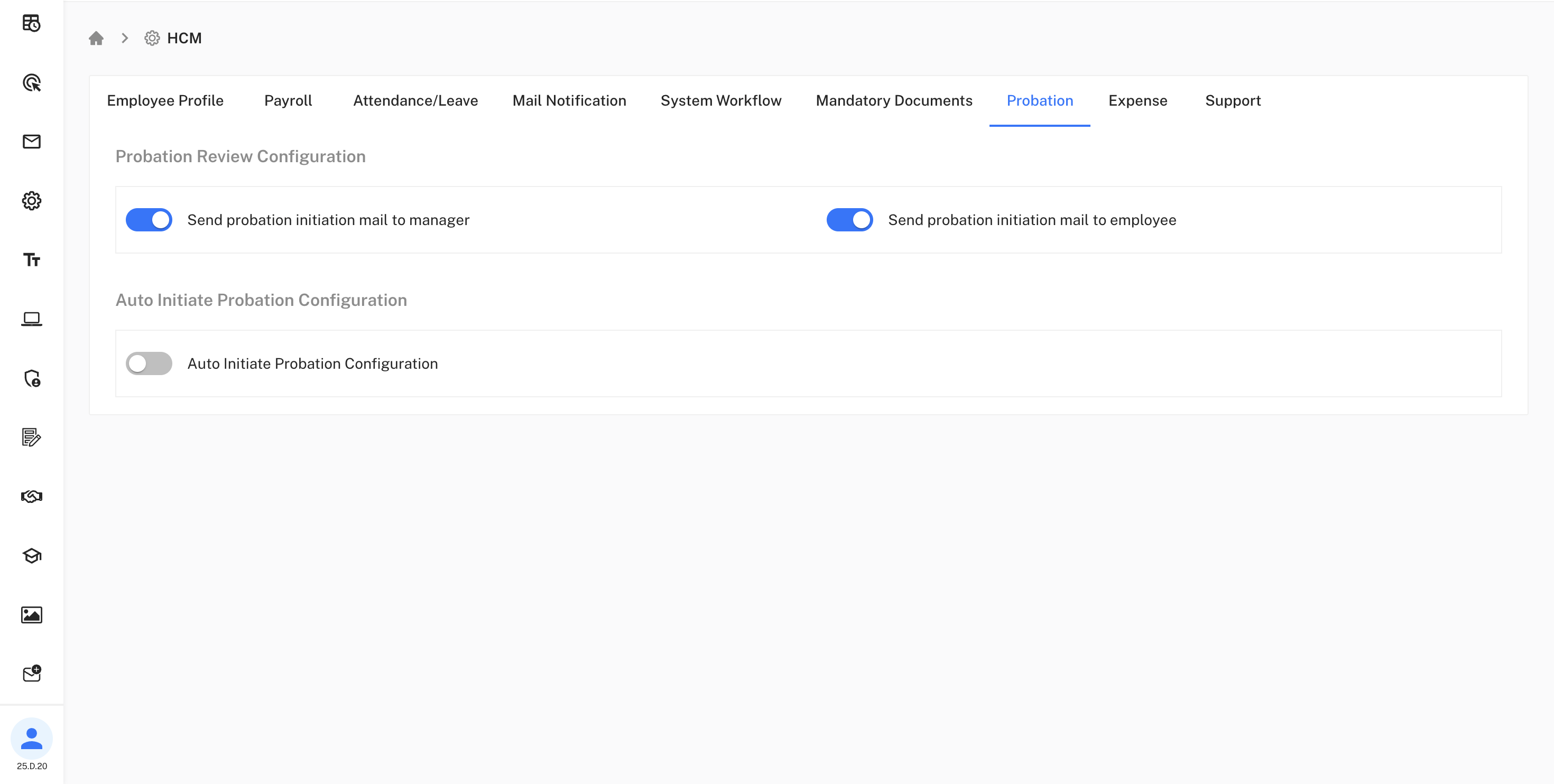 Probation Configuration