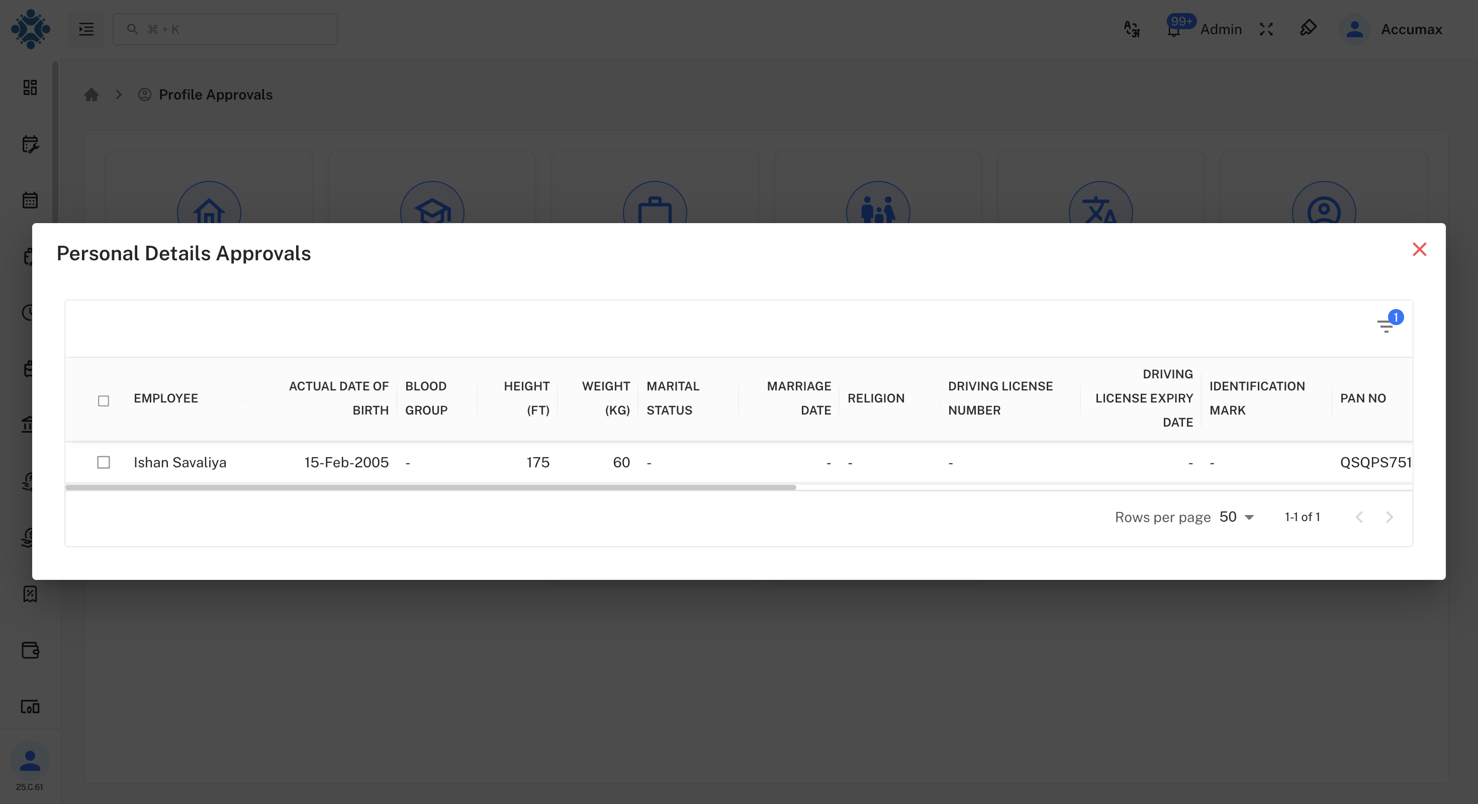 Address Details Approvals