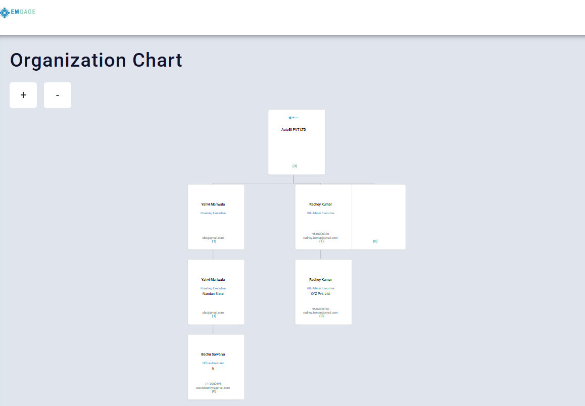 Organization Chart View