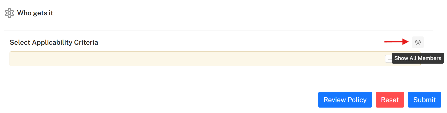 Leave Code Policy Form