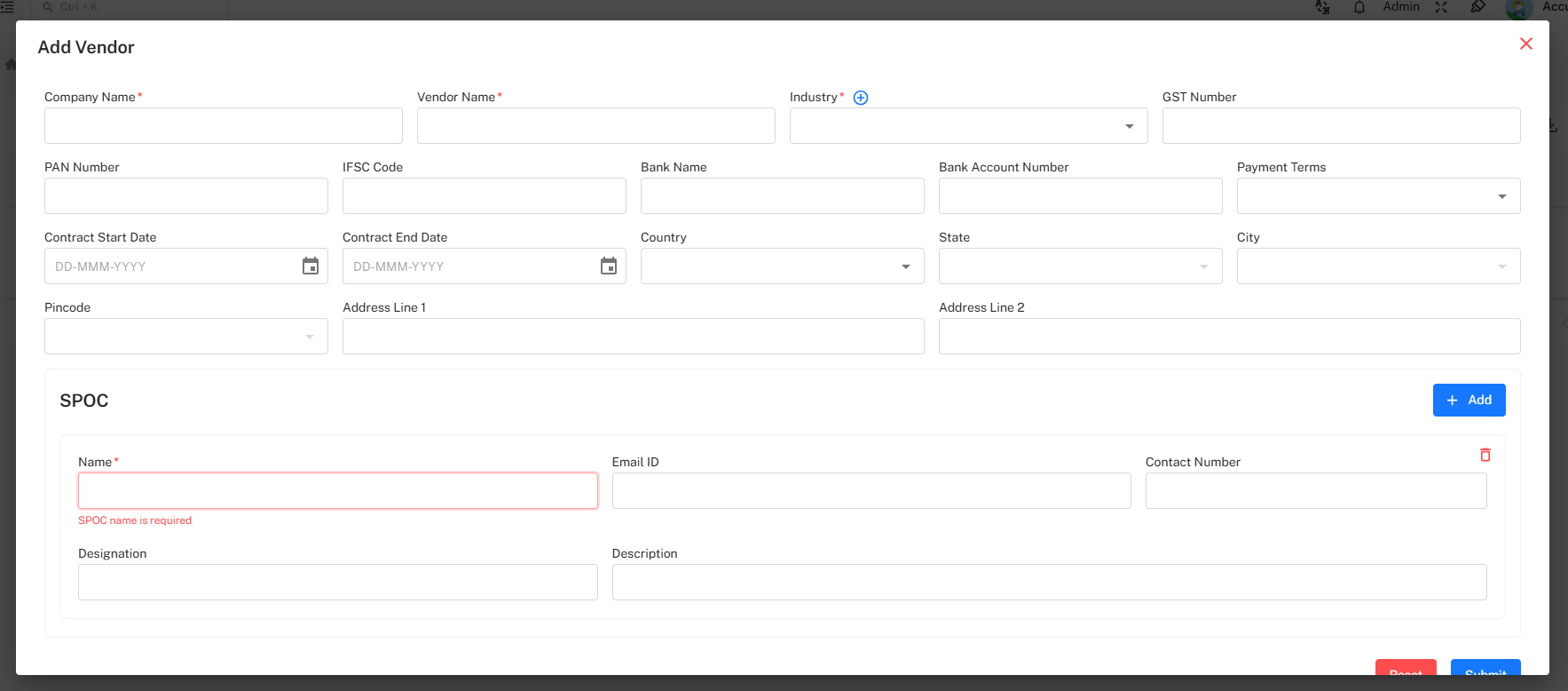 SPOC Section Placeholder